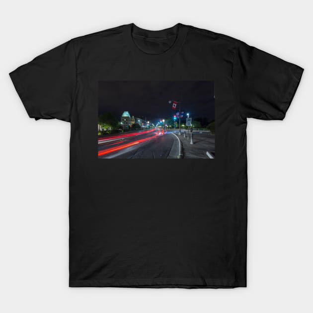 Streaks of the cars T-Shirt by josefpittner